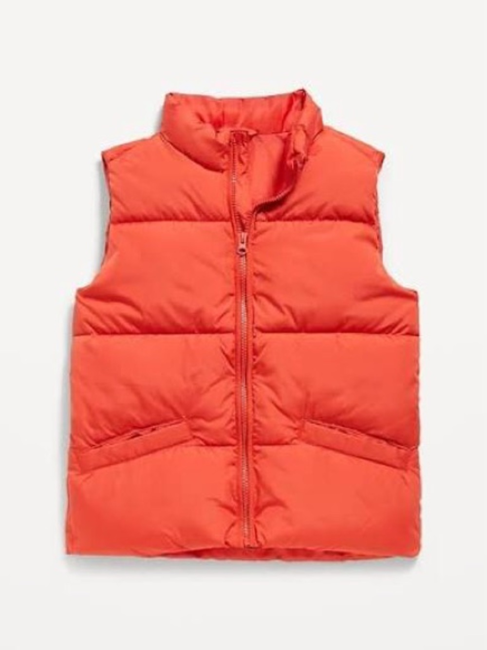 Old Navy Frost-Free Puffer Vest for Boys | M | Ornament Orange